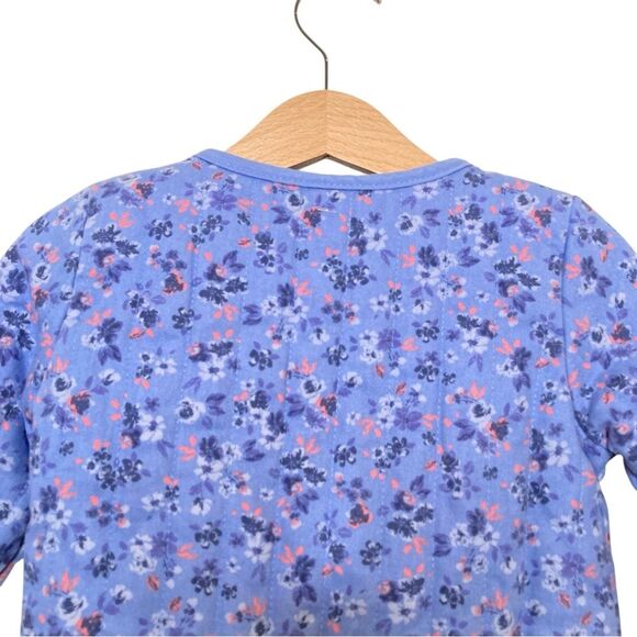OshKosh B'gosh Quilted Blue Floral Print Girls Jacket Size 18 Months NWOT - Picture 5 of 12